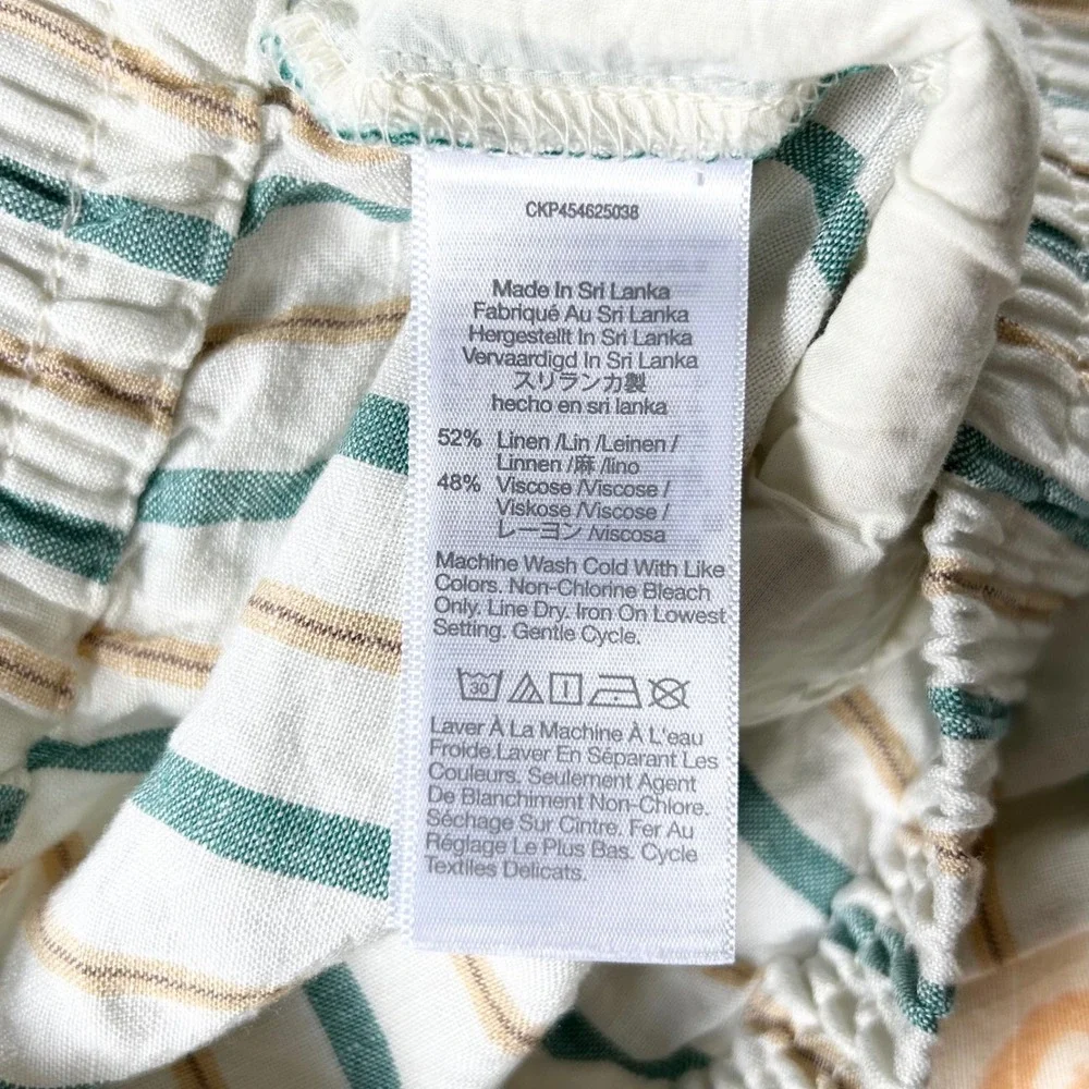 Madewell stripe linen